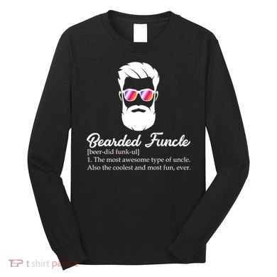 Bearded Funcle Definition Long Sleeve Shirt