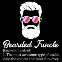 Bearded Funcle Definition Apron thumb 3