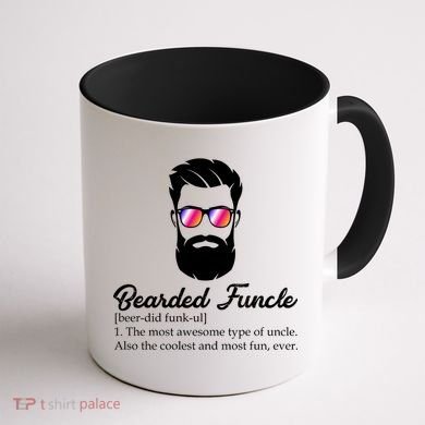 Bearded Funcle Definition Coffee Mug back