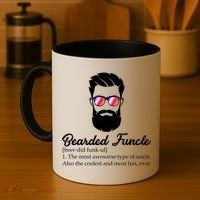 Bearded Funcle Definition Coffee Mug thumb 4