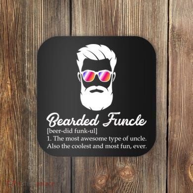 Bearded Funcle Definition Coaster