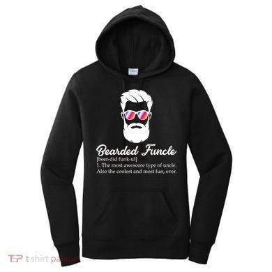 Bearded Funcle Definition Women's Hoodie