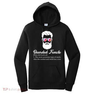 Bearded Funcle Definition Women's Hoodie