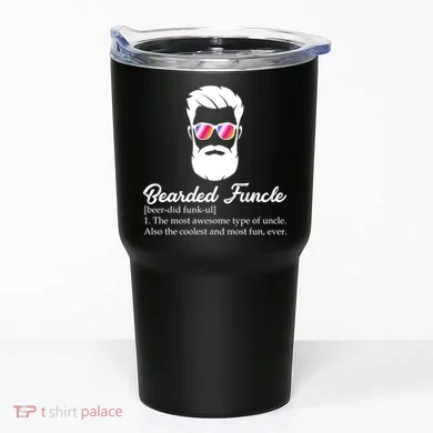 Bearded Funcle Definition Tumbler