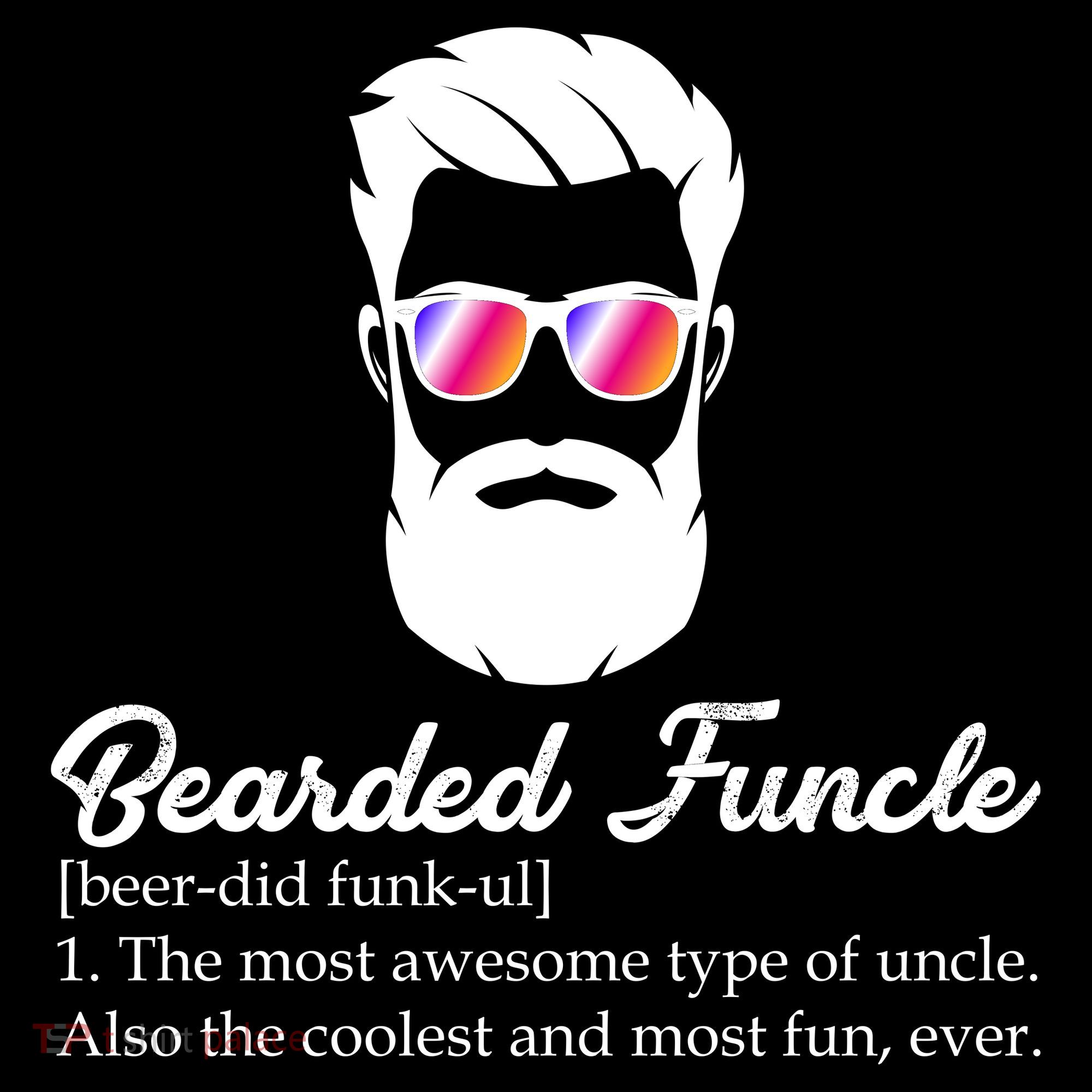 Bearded Funcle Definition Mousepad