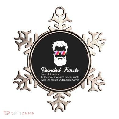 Bearded Funcle Definition Ornament