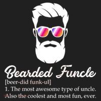 Bearded Funcle Definition Golf Towel thumb 3