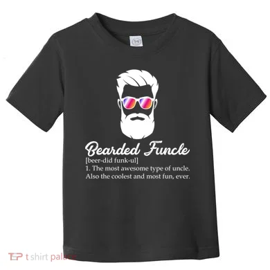 Bearded Funcle Definition Toddler T-Shirt