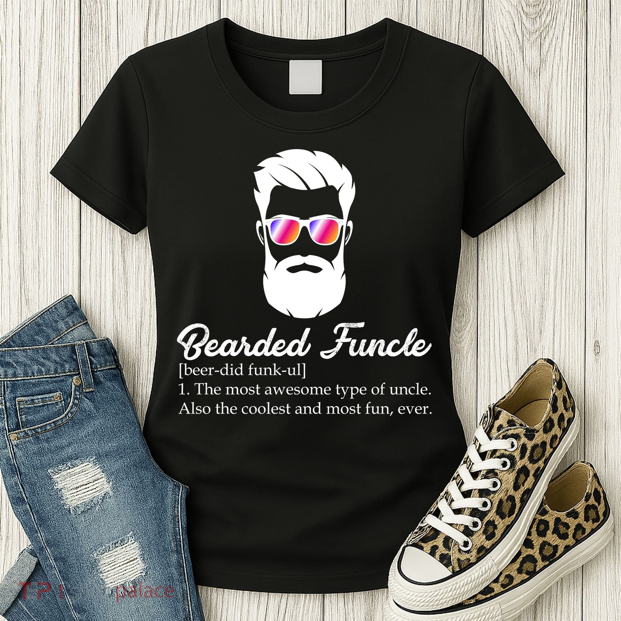 Bearded Funcle Definition Women's T-Shirt