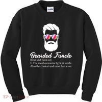 Bearded Funcle Definition Kids Sweatshirt thumb 0
