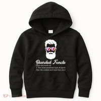 Bearded Funcle Definition Kids Hoodie thumb 0