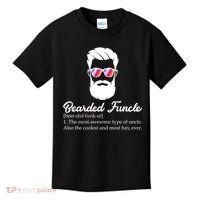 Bearded Funcle Definition Kids T-Shirt thumb 0