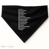 Beardly Manly Beard Growth Chart USA-Made Doggie Bandana thumb 0