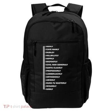 Beardly Manly Beard Growth Chart Backpack