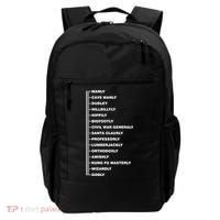 Beardly Manly Beard Growth Chart Backpack thumb 0