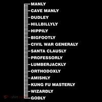 Beardly Manly Beard Growth Chart Polo thumb 3