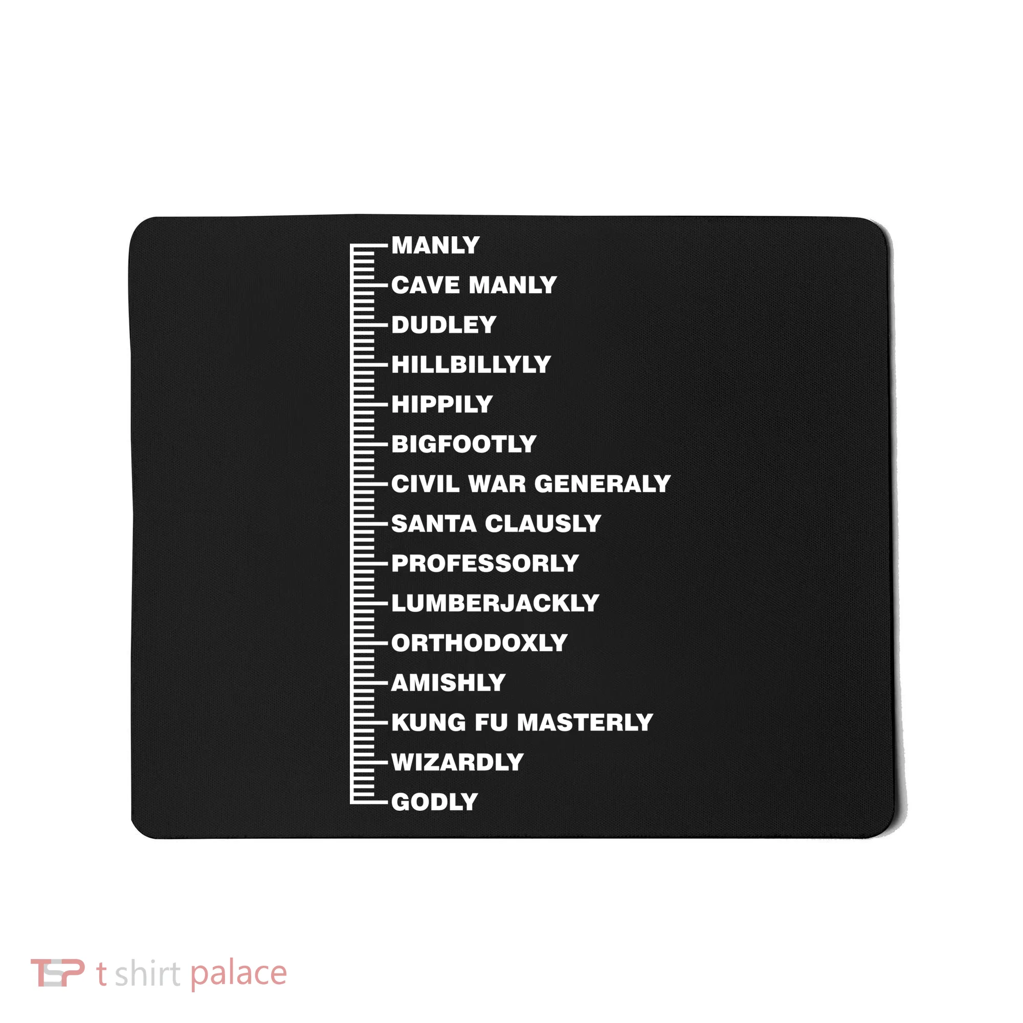 Beardly Manly Beard Growth Chart Mousepad