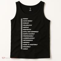 Beardly Manly Beard Growth Chart Tank Top thumb 2