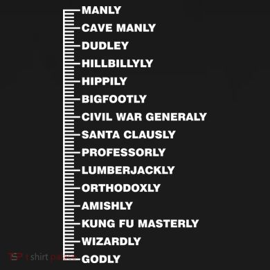 Beardly Manly Beard Growth Chart Full Zip Hoodie