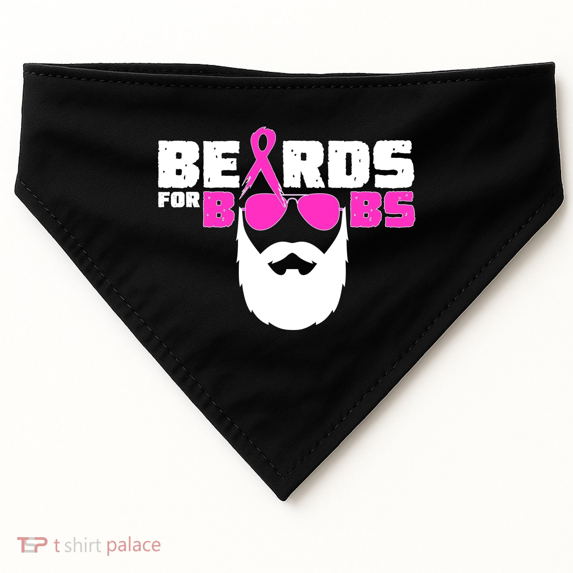 Beards For Boobs USA-Made Doggie Bandana