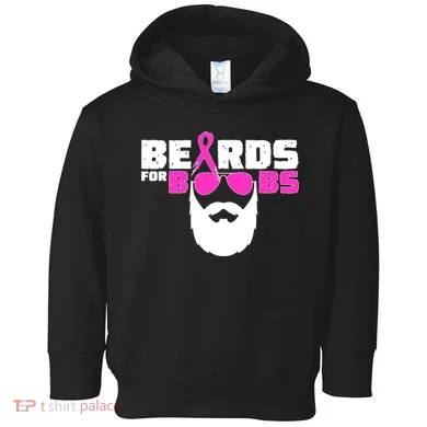 Beards For Boobs Toddler Hoodie