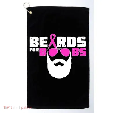 Beards For Boobs Golf Towel