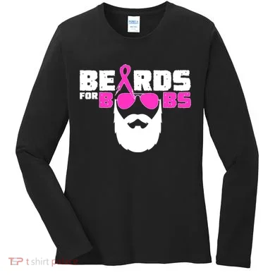 Beards For Boobs Women's Long Sleeve Shirt