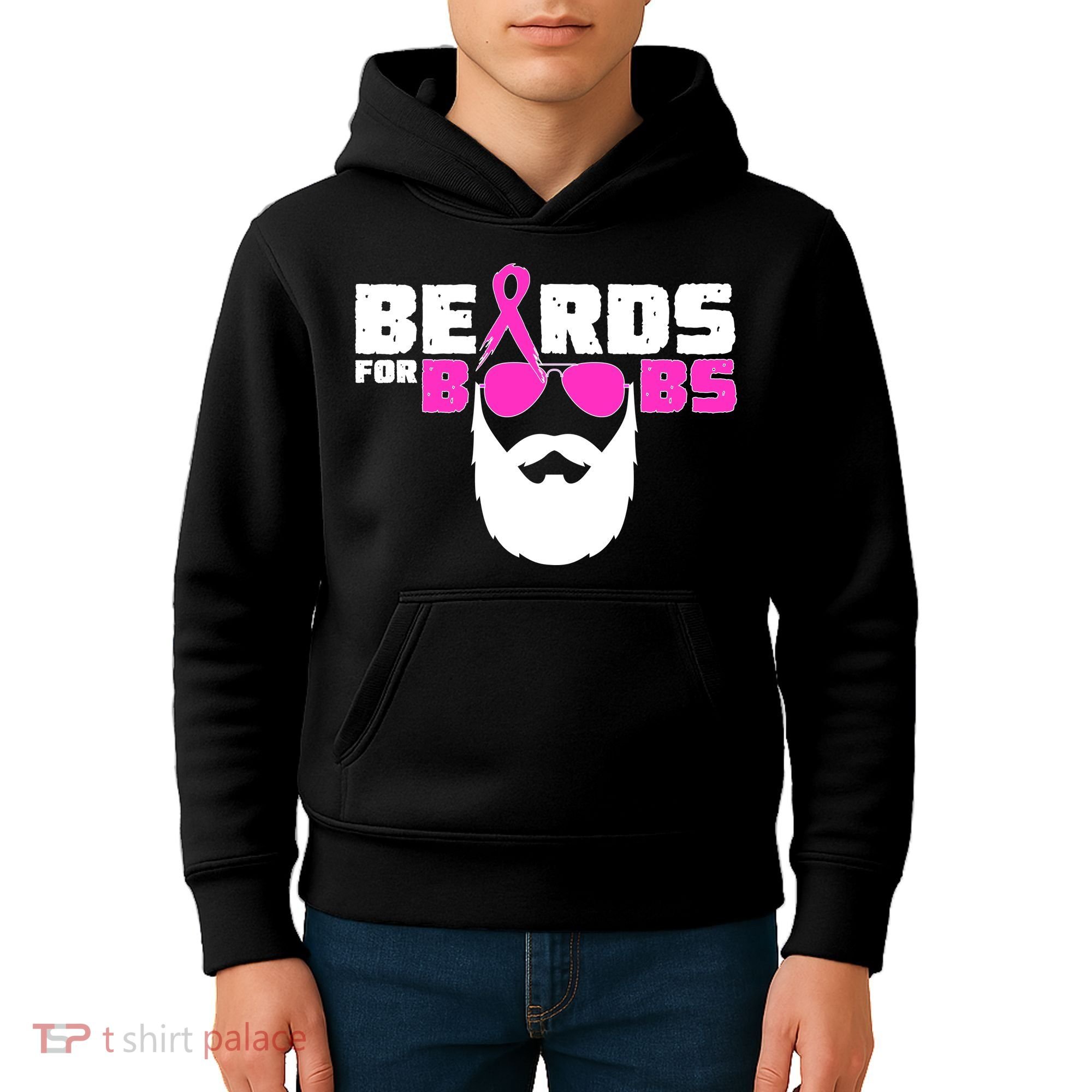 Beards For Boobs Kids Hoodie
