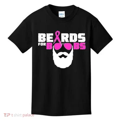 Beards For Boobs Kids T-Shirt