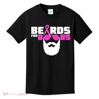 Beards For Boobs Kids T-Shirt thumb 0
