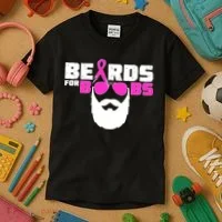 Beards For Boobs Kids T-Shirt thumb 3