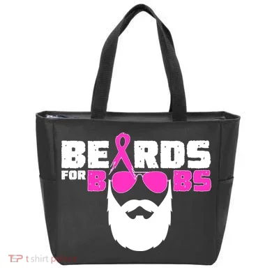 Beards For Boobs Tote Bag