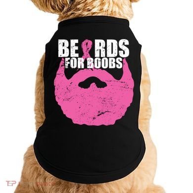 Beards For Boobs Breast Cancer Doggie Tank