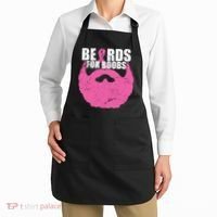 Beards For Boobs Breast Cancer Apron thumb 2