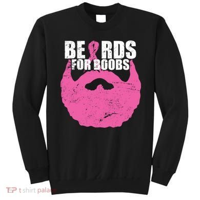 Beards For Boobs Breast Cancer Sweatshirt