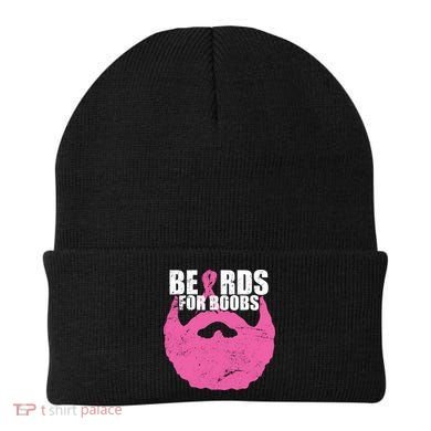 Beards For Boobs Breast Cancer Beanie