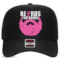 Beards For Boobs Breast Cancer Hat thumb 0