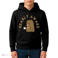 Bearly Awake Kids Hoodie thumb 4