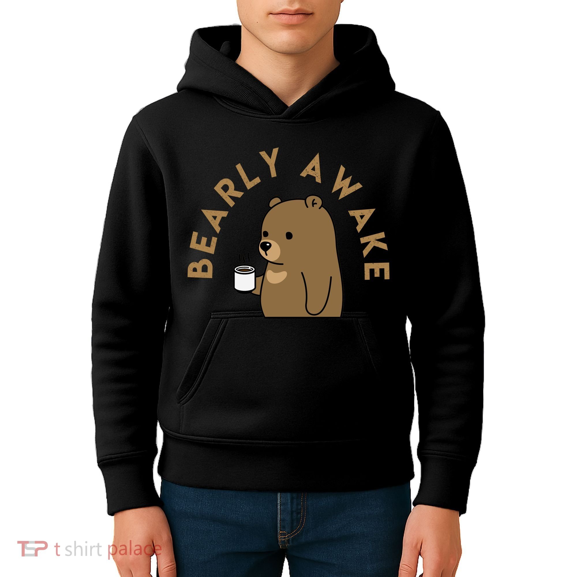 Bearly Awake Kids Hoodie