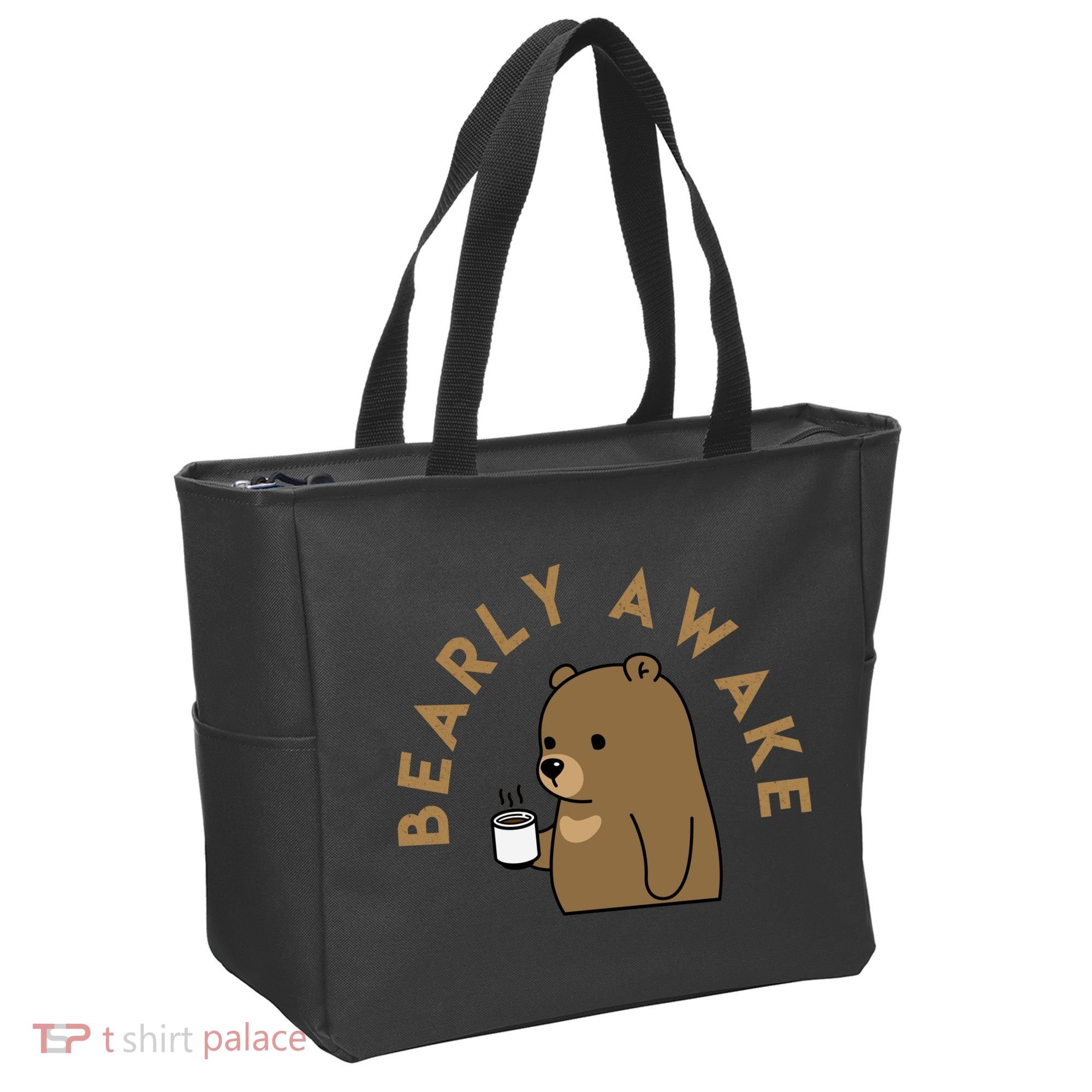Bearly Awake Tote Bag
