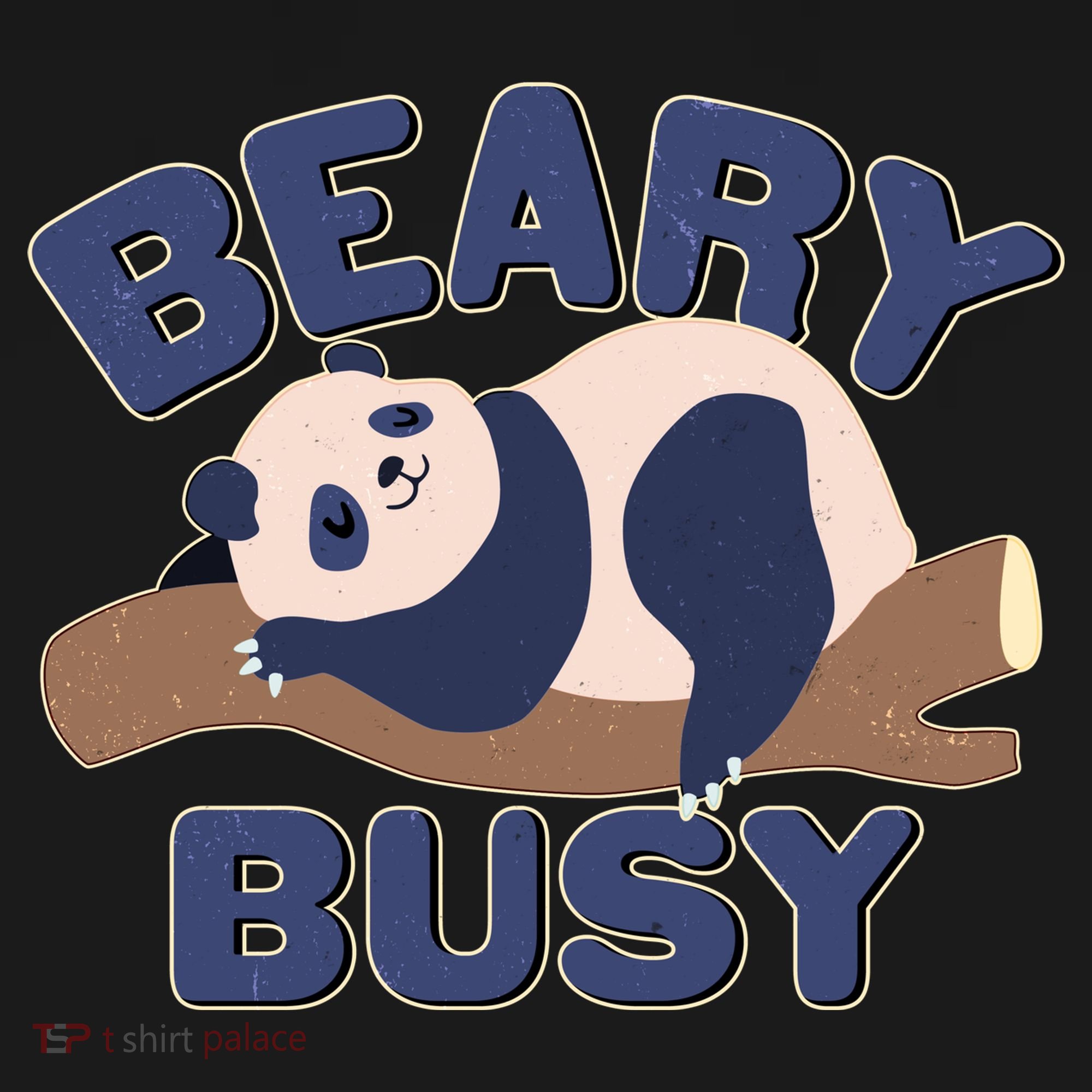 Beary Busy Cute Lazy Panda Bucket Hat