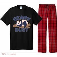 Beary Busy Cute Lazy Panda Pajama Set thumb 0