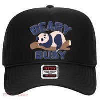 Beary Busy Cute Lazy Panda Hat thumb 0