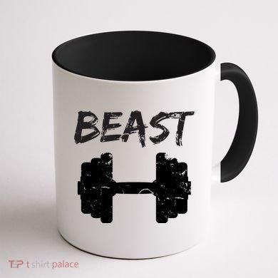 Beast Gym Logo Coffee Mug back