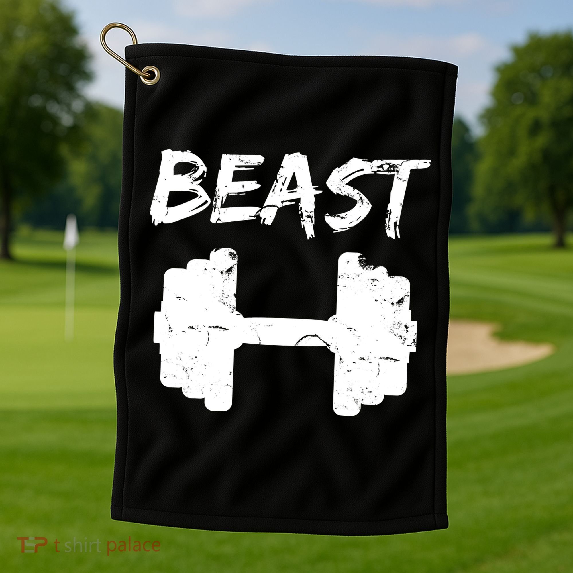 Beast Gym Logo Golf Towel