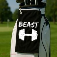 Beast Gym Logo Golf Towel thumb 2