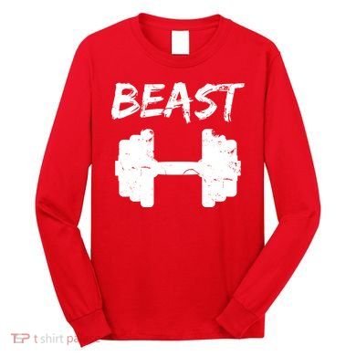 Beast Gym Logo Long Sleeve Shirt