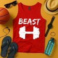 Beast Gym Logo Tank Top thumb 4