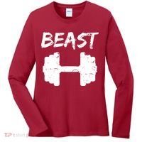 Beast Gym Logo Women's Long Sleeve Shirt thumb 0