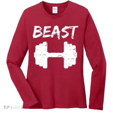 Beast Gym Logo Women's Long Sleeve Shirt